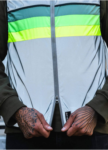 North reflective waistcoat for road bikes - Gofluo