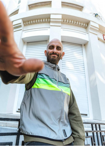 North reflective waistcoat for road bikes - Gofluo