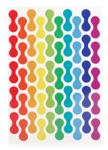 Rainbow reflective stickers - Kikkerland