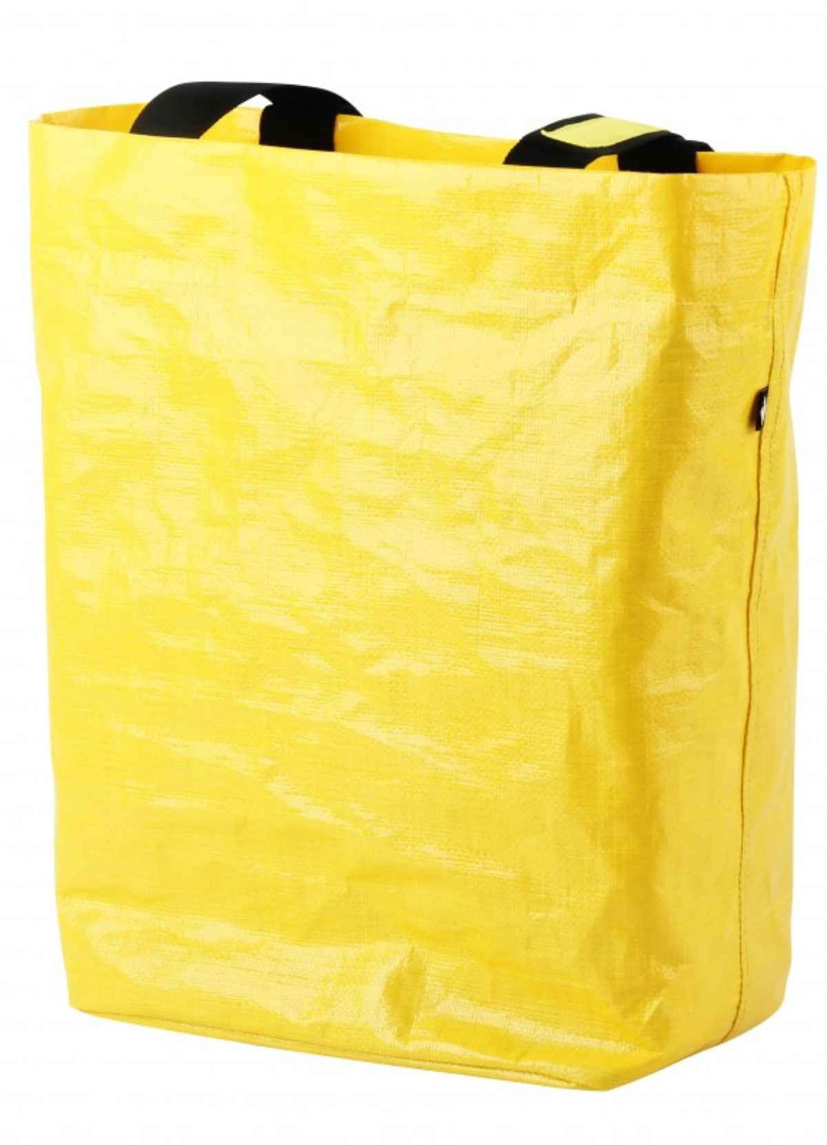 Protection imperméable jaune pour triple sacoche de vélo