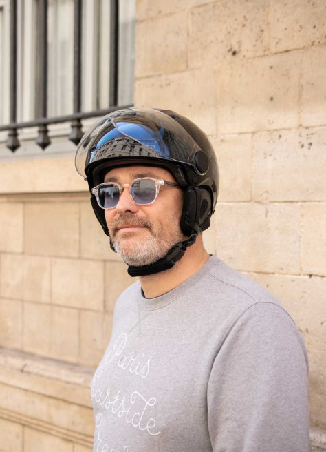 Cadence bicycle helmet with visor - Marko