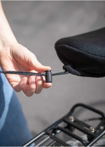 Couvre selle vélo rembourré avec gel - Oxford