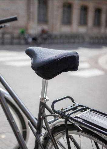 Couvre selle vélo rembourré avec gel - Oxford