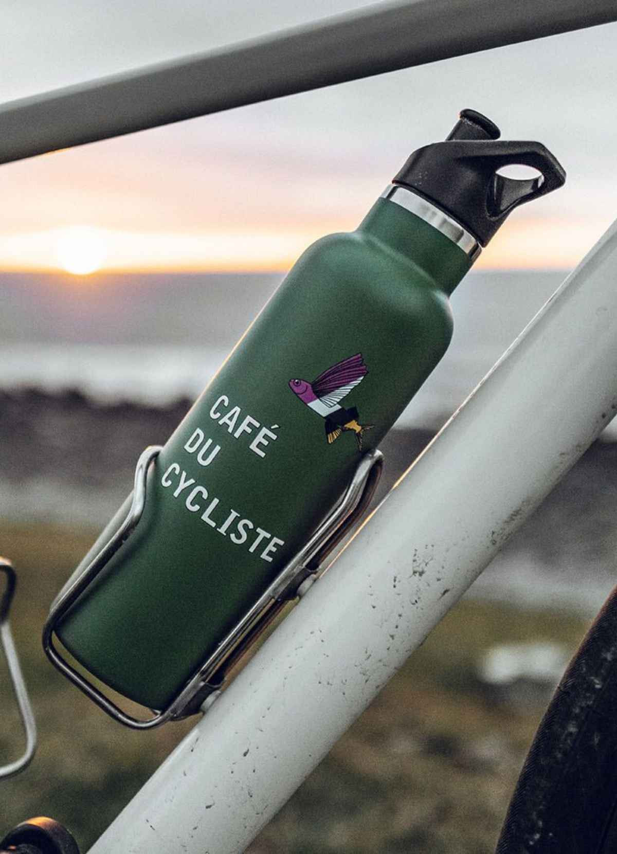 Gourde isotherme à double couche pour vélo, bouteille d'eau