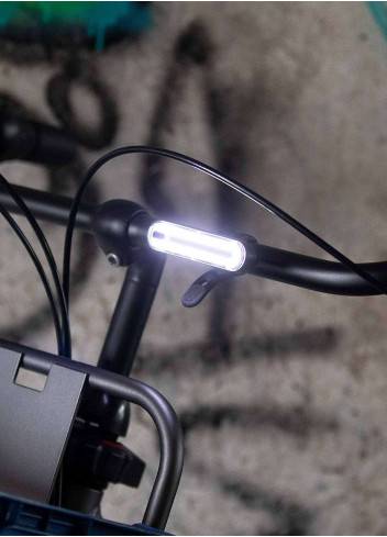 Generic Lampe pour vélo LED, Lumière avant 120M & Feu arrière 20M