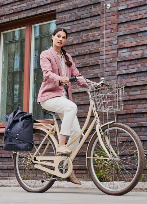 SUQ Fahrradtasche 18L - Wasserdichte Pannier Tasche Mit Reflektor Für Fahrrad Gepäckträger