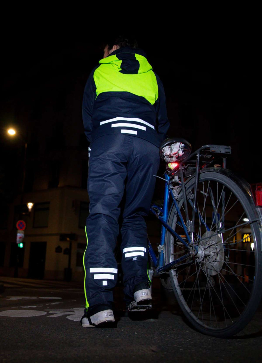 Pantalon de pluie avec couvre-chaussures réfléchissant - UC