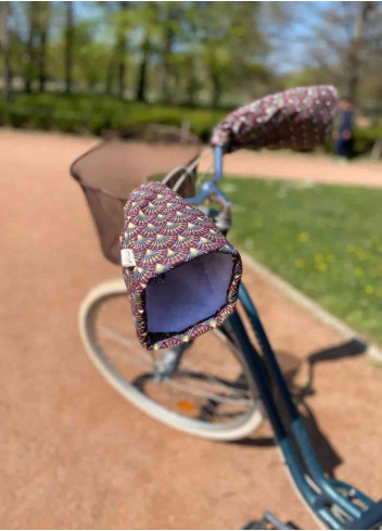 Waterproof lined bike sleeves made in France