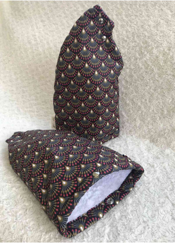 Waterproof lined bike sleeves made in France