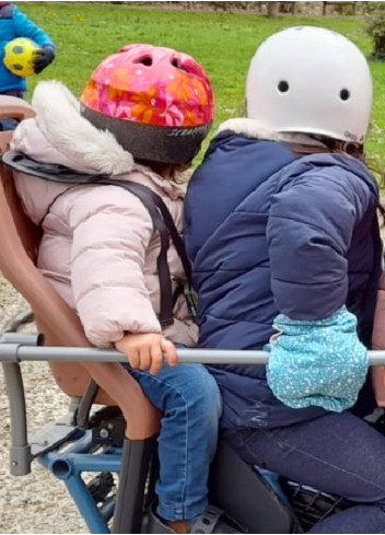 Manchons enfants pour vélo longtail - Suzon Suzette
