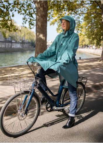 Stylish urban cyclist rain parka - Maium Amsterdam