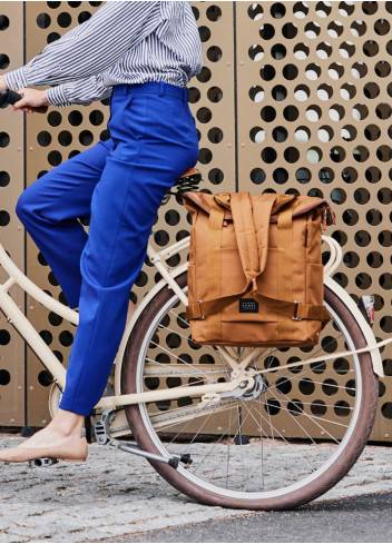 Sac Vélo Arrière 30L Étanche - Pour Porte-Bagages VTT - Double Compartment Réfléchissant
