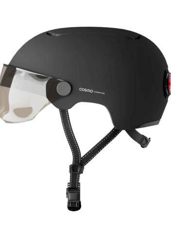 Bike helmet with visor and indicators - Cosmo