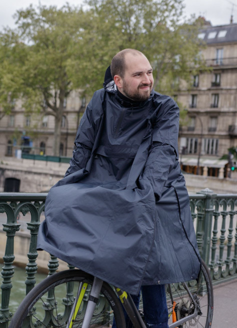 Poncho à manches cycliste urbain - Maium