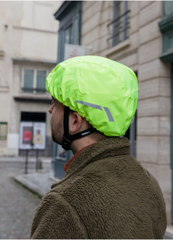 Waterproof and fluorescent helmet cover - Wowow