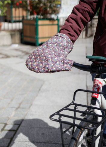 Waterproof lined bike sleeves made in France
