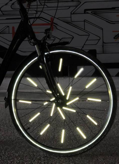 Réflecteur de rayon de vélo 12pcs Roue de vélo Rayon Réflecteur De