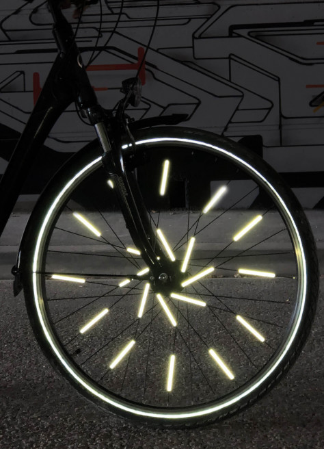 Réflecteurs rayons vélo - Rainette
