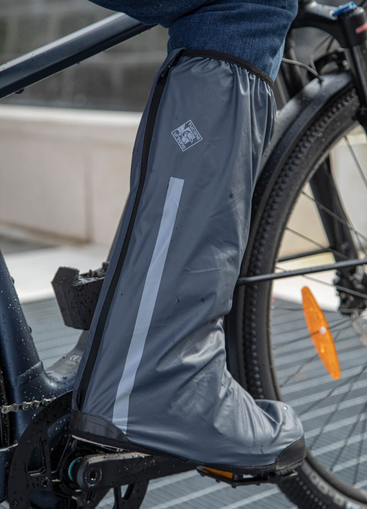 Protection imperméable contre le vent et la pluie à vélo pour enfant
