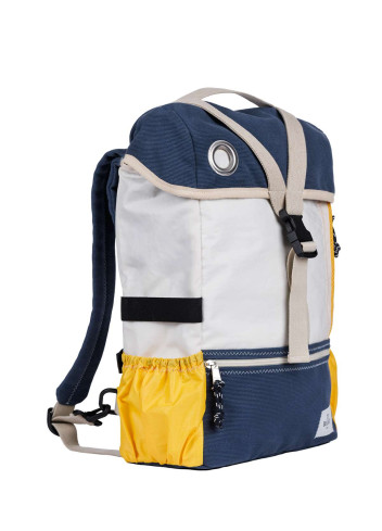 Recycled sail backpack bag made in France