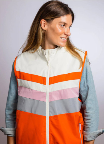 Waterproof and breathable reflective vest - TDG - Orange