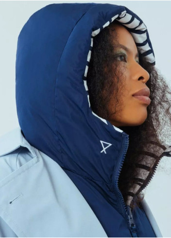 Fudoon - Bleu marine et blanc