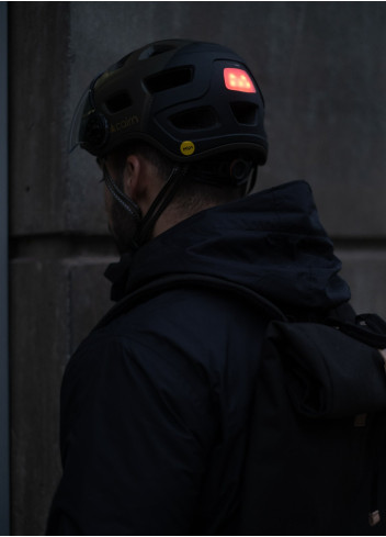 Casque vélo visière LED MIPS - Cairn