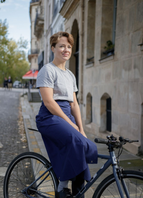 Jupe de pluie vélo V2 - JE SUIS À VÉLO