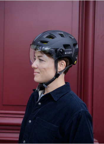 LED MIPS visor bicycle helmet - Cairn