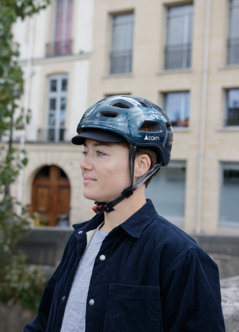 Casque vélo urbain léger et aéré avec LED - CAIRN