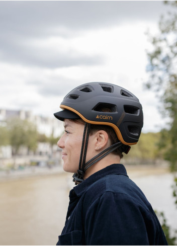 Casque vélo urbain léger et aéré avec LED - CAIRN