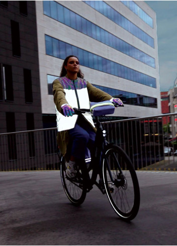 Gilet réfléchissant vélo ville Orion - Gofluo