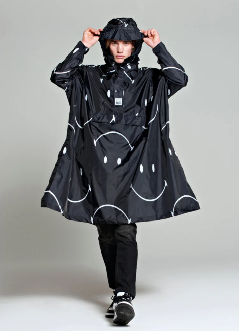 Original recycled bicycle rain poncho - Rainkiss