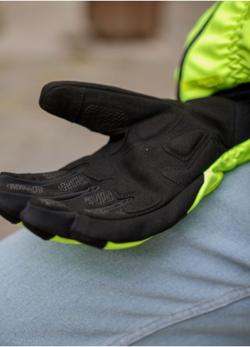 Gants d'hiver vélo imperméables et fluos - Sealskinz