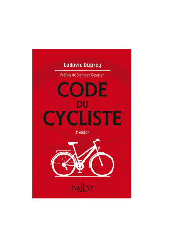 Livre code du cycliste - Dalloz