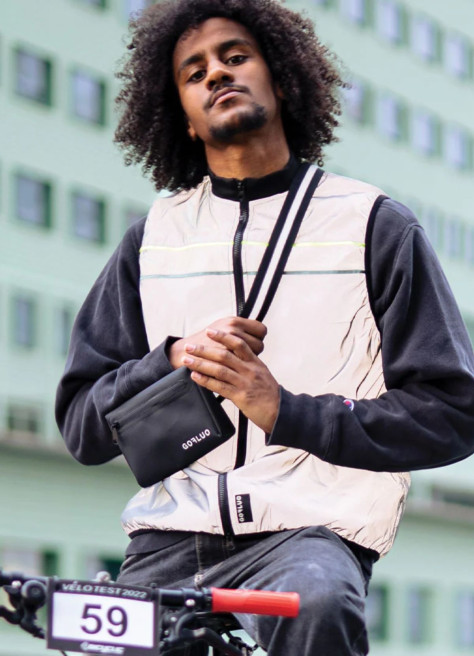 Sac banane Harper avec harnais réfléchissant - Gofluo