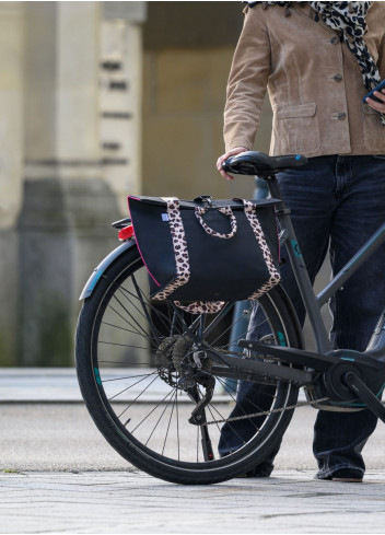 Sac cabas porte-bagages l'Etincelle - Belle en Selle