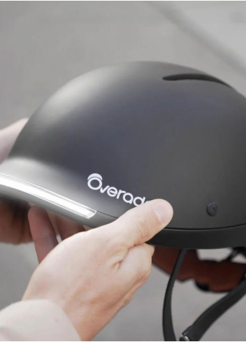 Illuminated bike helmet with blinkers - Overade