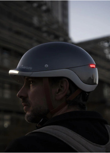 Casque vélo lumineux avec clignotants - Overade