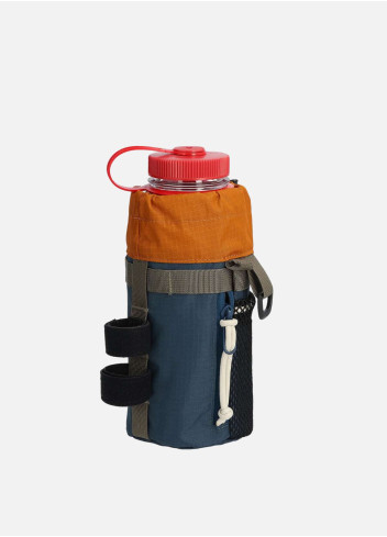 Hydro Sling water bottle bag - Topo design - Pond blue