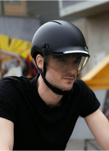 Casque lumineux clignotants avec visière - Overade