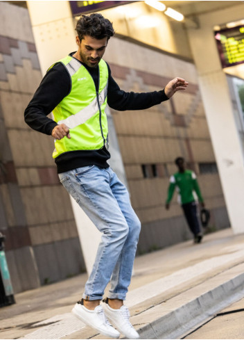 Gilet réfléchissant jaune fluo - Wowow