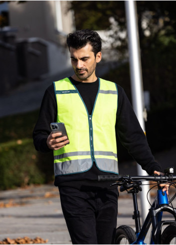 Neon reflective safety vest - Wowow