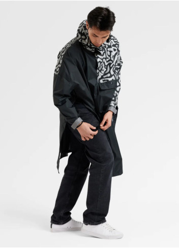 Poncho de pluie réfléchissant Romea - Urban Circus - Noir