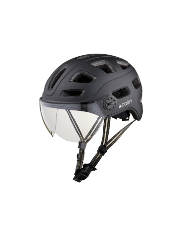 Quartz Visor Led USB bike helmet - Cairn
