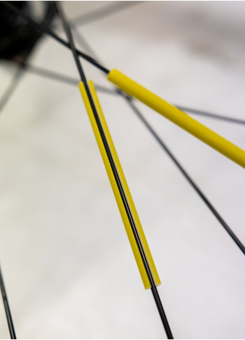Gold bicycle spoke reflectors - JSAV