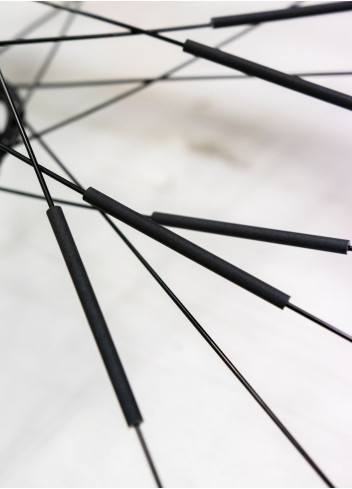 Black bike spoke reflectors - JSAV
