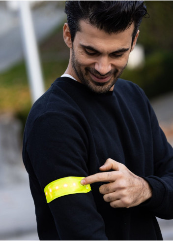 Brassard lumineux jaune - Wowow
