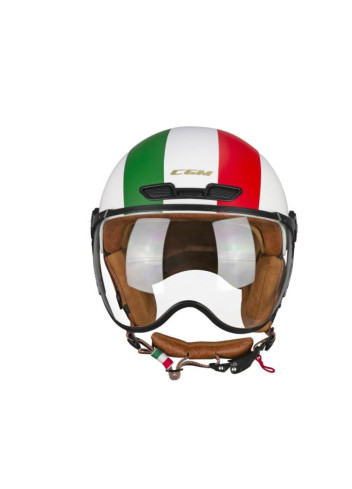 Casque vintage avec visière et cache-oreilles - CGM