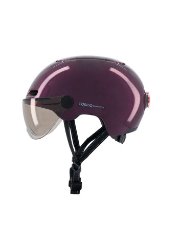 Casque vélo visière et clignotants - Cosmo
